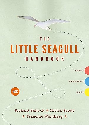 The Little Seagull Handbook: 2021 MLA Update (4th Edition) - Scanned Pdf with Ocr